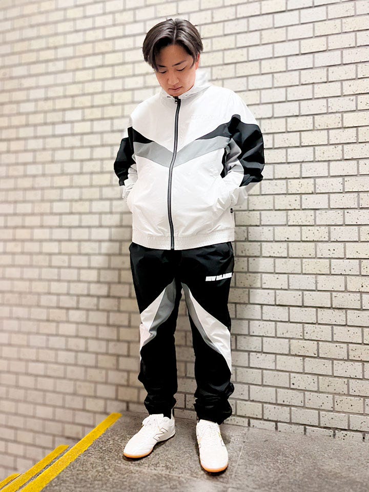 Lotto セリエA パレルモFC ウーブンジャケット 上下 Black Out ウーブンジャケット MJ61998B-GYM／サッカーショップKAMO