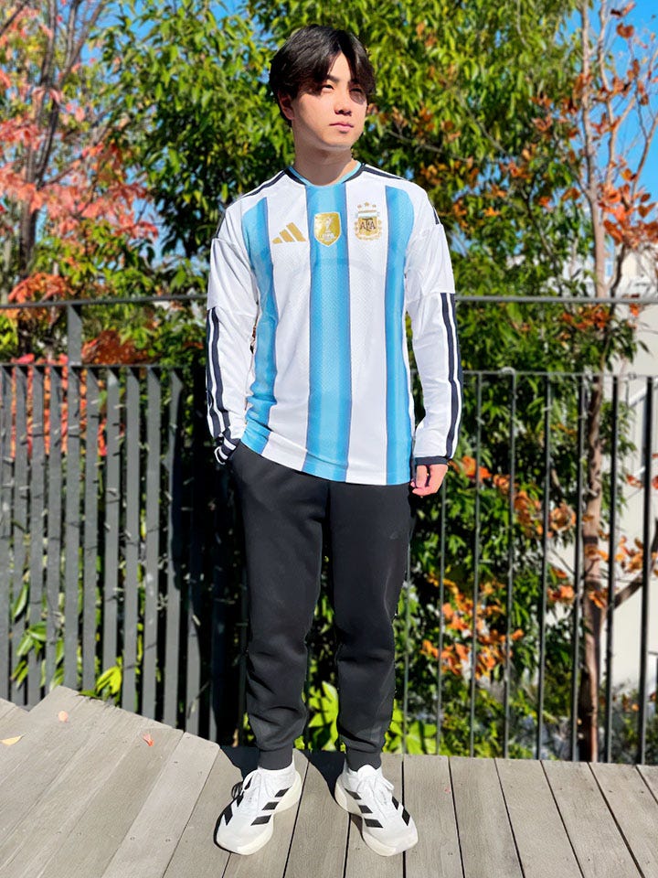 2026 アルゼンチン代表 HOME オーセンティック 長袖ユニフォーム