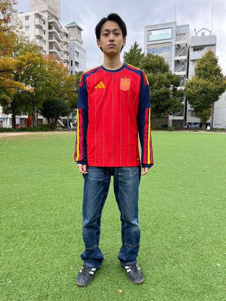 2026 スペイン代表 HOME オーセンティック 長袖ユニフォーム／サッカー