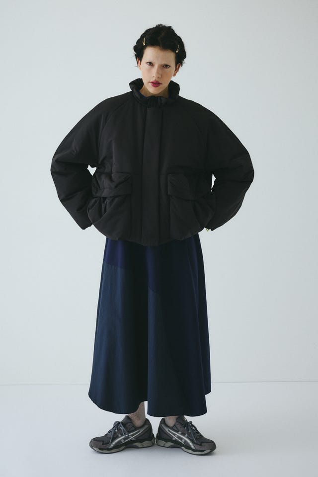 R 様さ専用☆herin cye 希少　オーバー　コート ADAM ET ROPE' ステンカラーコート コート 「EMOELLE」ハイ