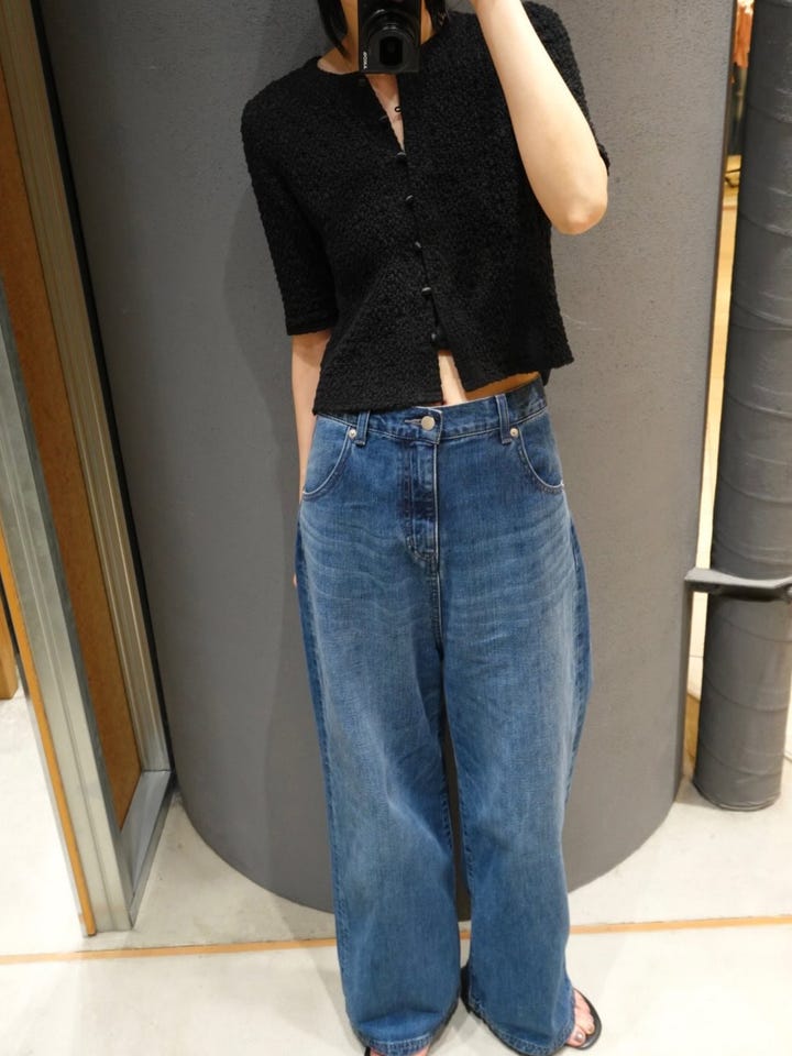 RIM.ARK | Middle straight blue denim (WIDE ) |RIM.ARK ONLINE STORE