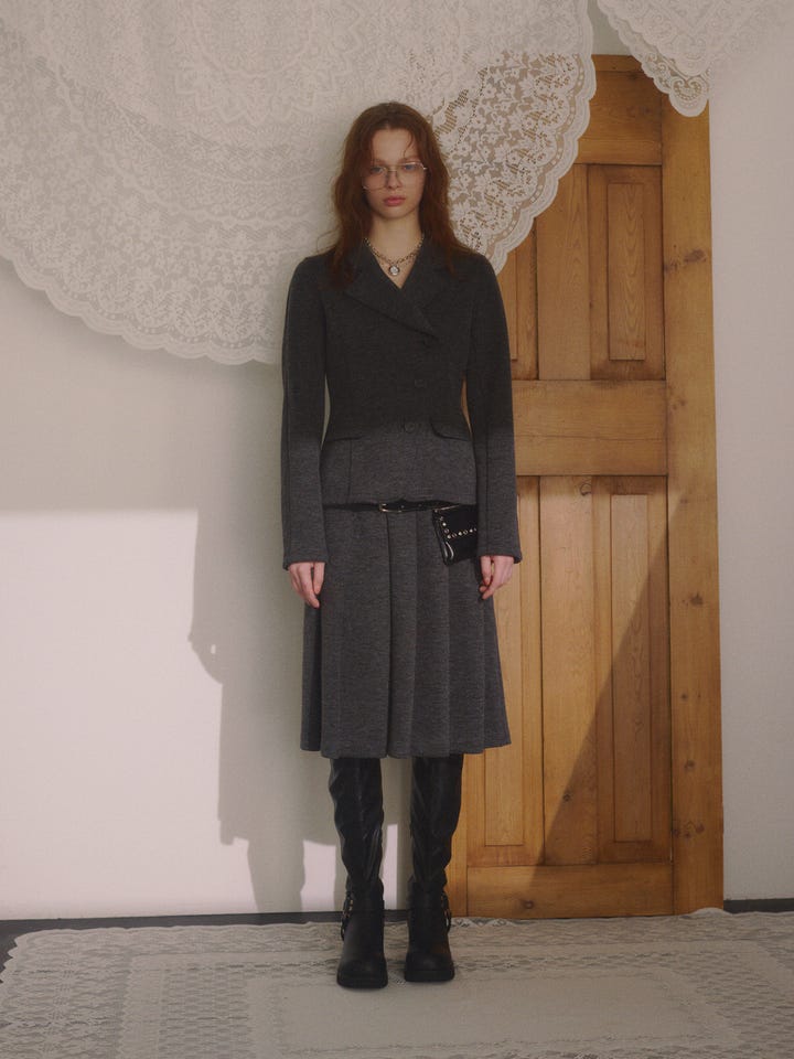 SLY | KNITTING MANNISH TAILORED ジャケット (ジャケット ) |SHEL