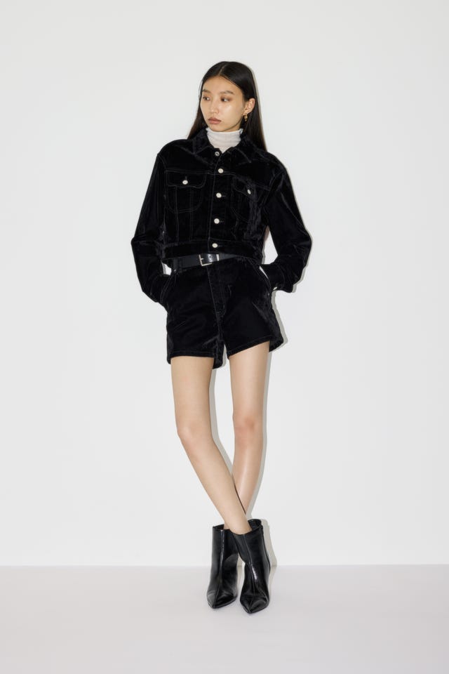 moussy VELVET SHORTジャケット MOUSSY | VELVET SHORTジャケット (デニムジャケット ) |SHEL'TTER