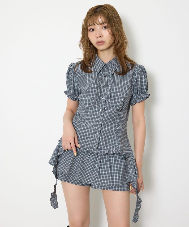 SLY | CHECK LAYERED ショートパンツ (ショートパンツ ) |SHEL'TTER