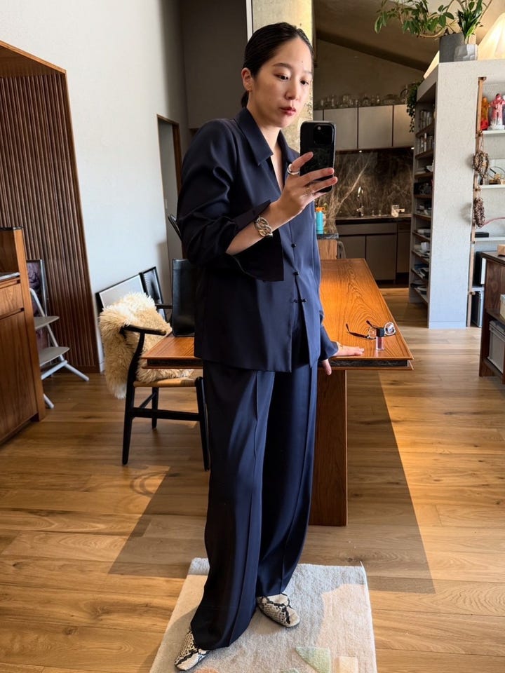 RIM.ARK | Open collar slim SH JK (SHIRTS & BLOUSES ) |RIM.ARK