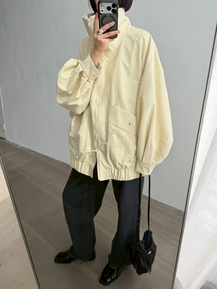 RIM.ARK | W-zip stand collar JK (JACKETS ) |RIM.ARK ONLINE STORE