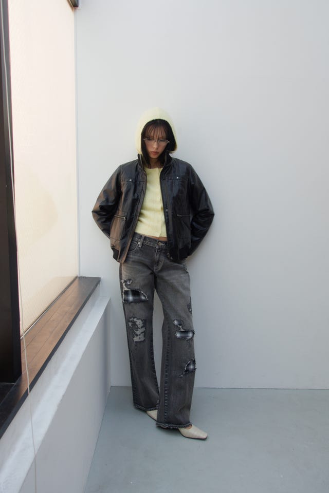 LAGUA GEM COMPACT TWEED ジャケット LAGUA GEM（ラグアジェム）の「COMPACT TWEED ジャケット（ノーカラー