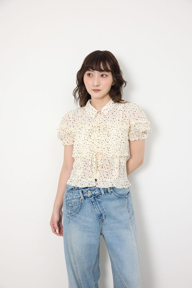 SLY | TINY DOTS FRILL ブラウス (シャツ・ブラウス ) |SHEL'TTER WEBSTORE