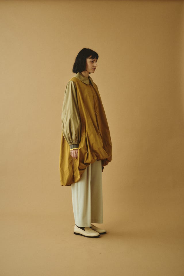 HeRIN.CYE | Round collar balloon blouson (コート ) |SHEL'TTER WEBSTORE