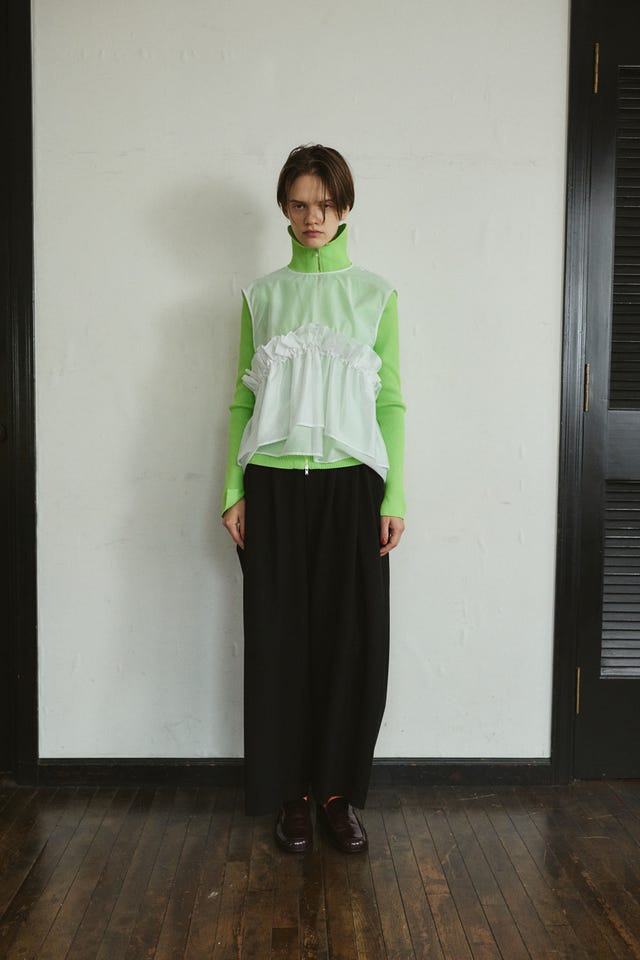 HeRIN.CYE | Zip up knit tops (ニット ) |SHEL'TTER WEBSTORE