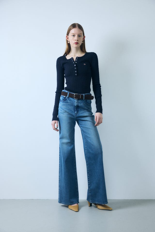 MOUSSY | 【美脚見えデニム】【SNSで話題！】ADVANCED LONG LEG フレア