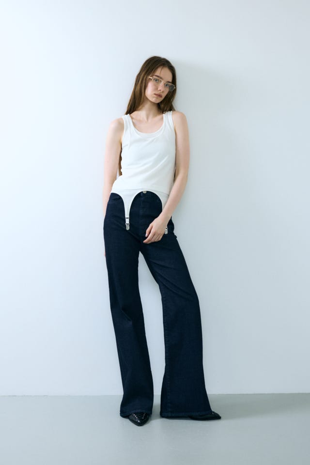 ウッドリングジャガードベルト Todayful  ZARA moussy 100% LEATHER DOUBLE STAR BELT - Brown | ZARA United States