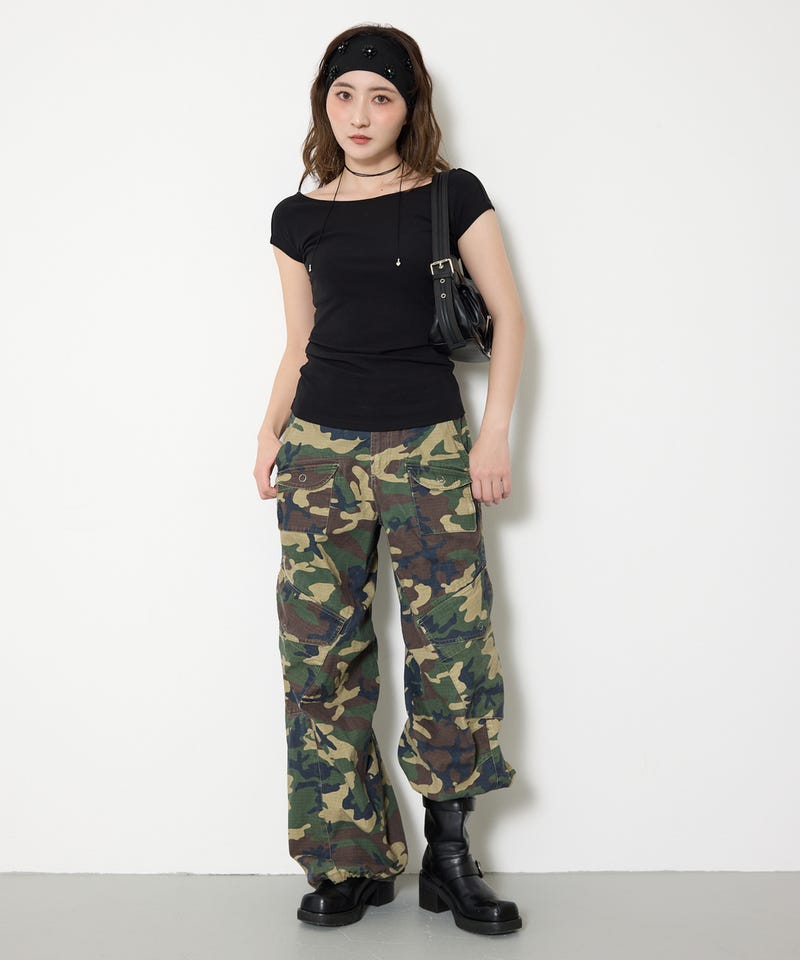 SLY | 【完売カラーの再販スタート！】BIG PK MILITARY パンツ (パンツ