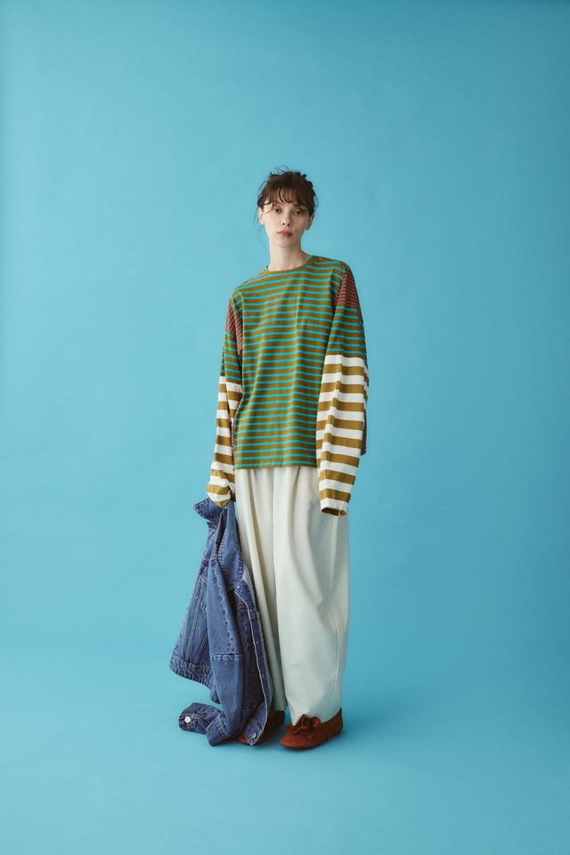 HeRIN.CYE | 【ポイントアップ+4％対象商品】Patchwork cut tops (T