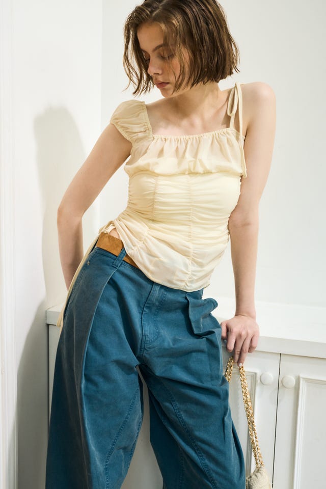 MOUSSY | CURVE LINE TUCK パンツ (パンツ ) |SHEL'TTER WEBSTORE