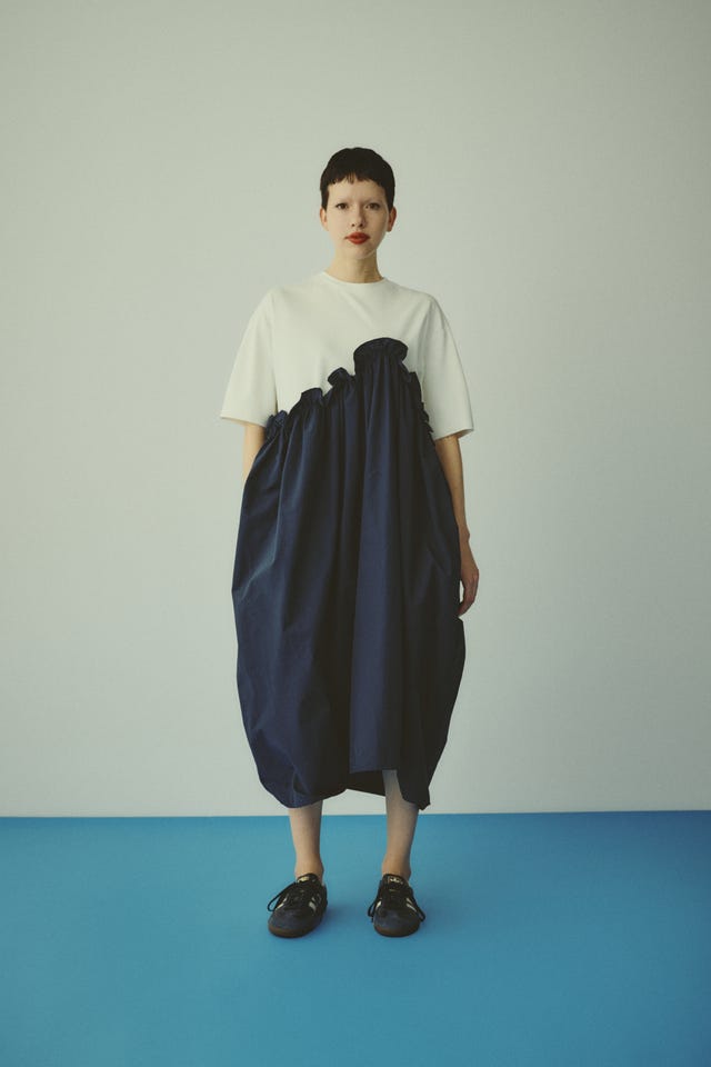 HeRIN.CYE | Wave frill cut dress (ワンピース(ロング） ) |SHEL'TTER