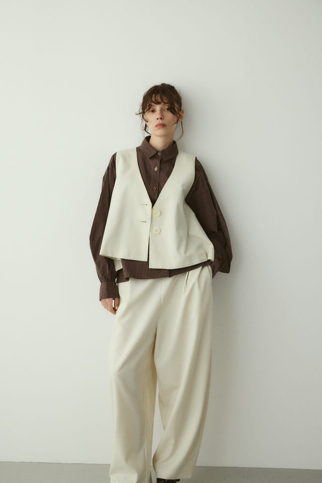 HeRIN.CYE | 【ポイントアップ+4％対象商品】Embroidery over shirt
