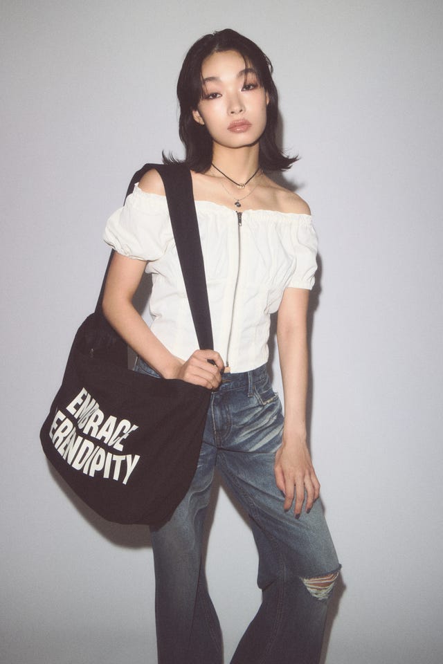 LAGUA GEM | 2WAY ZIP COTTON トップス (シャツ・ブラウス ) |SHEL 