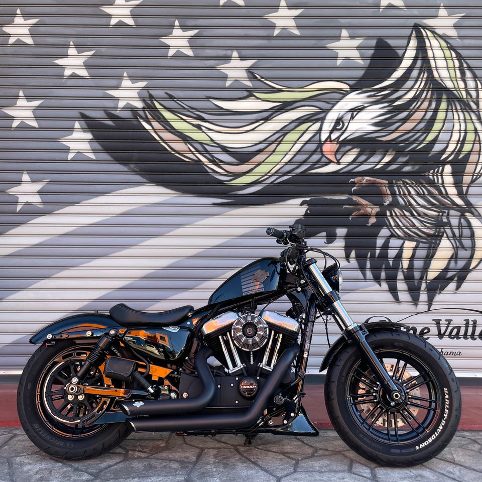 スポーツスター XL883 XL1200 バンス ショートショット マフラー PCX高性能触媒搭載】 ショートショット スタッガード フルエキゾースト