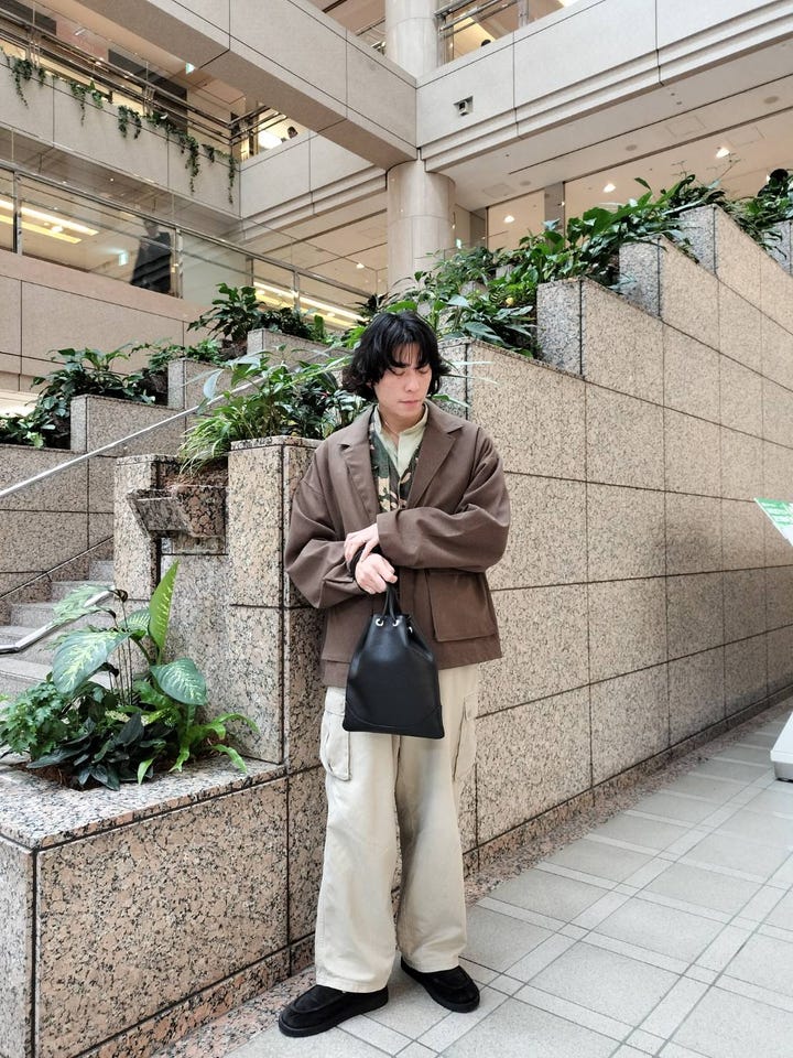 ドローストリングバッグ