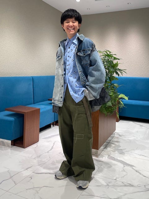 sacai（サカイ）カーゴパンツ カーキ サイズ:2(M位) メンズ