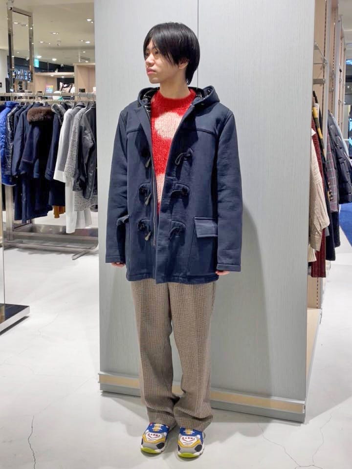 DRIES VAN NOTEN（ドリスヴァンノッテン）ダッフルコート 紺 サイズ:L