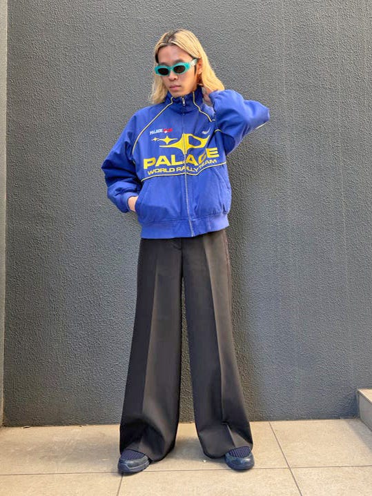 BASKETCASE（バスケットケース）スタジャン 緑 サイズ:S メンズ