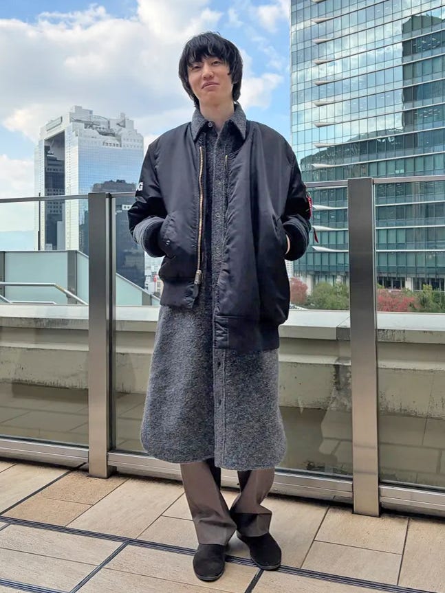 SUNSEA（サンシー）チェスターコート グレー サイズ:2(M位) メンズ