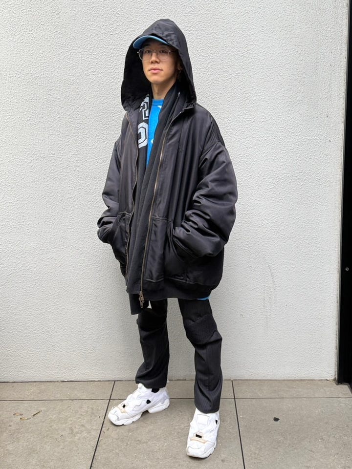 BLACK COMME des GARCONS（ブラックコムデギャルソン）マフラー 黒