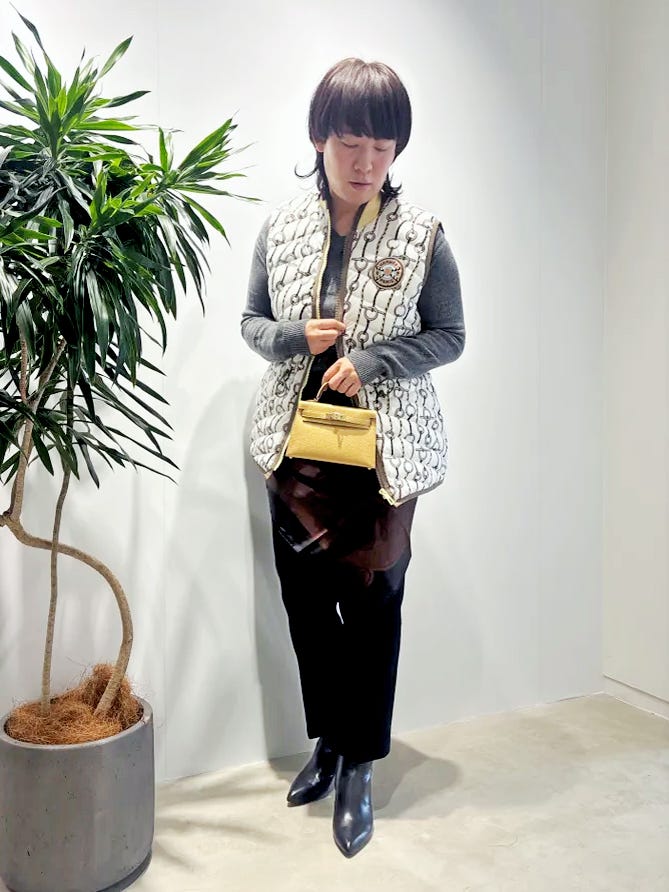 HERMES（エルメス）ダウンジャケット/ダウンベスト 白 サイズ:40(M位