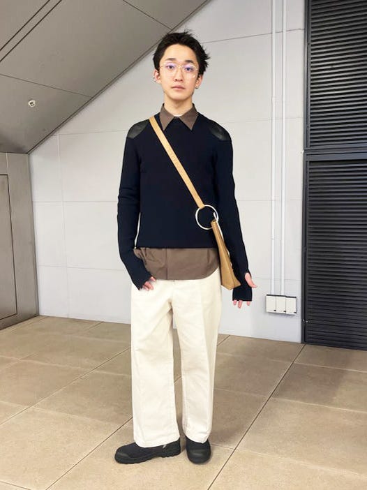 HERMES（エルメス）ブローチ・コサージュ オレンジ サイズ