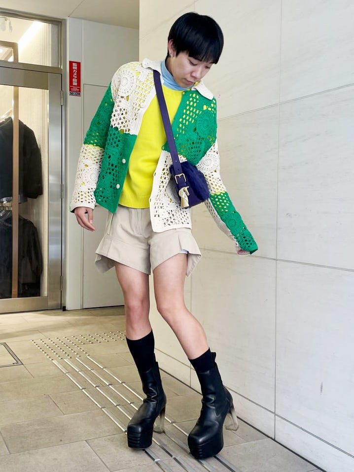 beautiful people（ビューティフルピープル）カバーオール オレンジ  