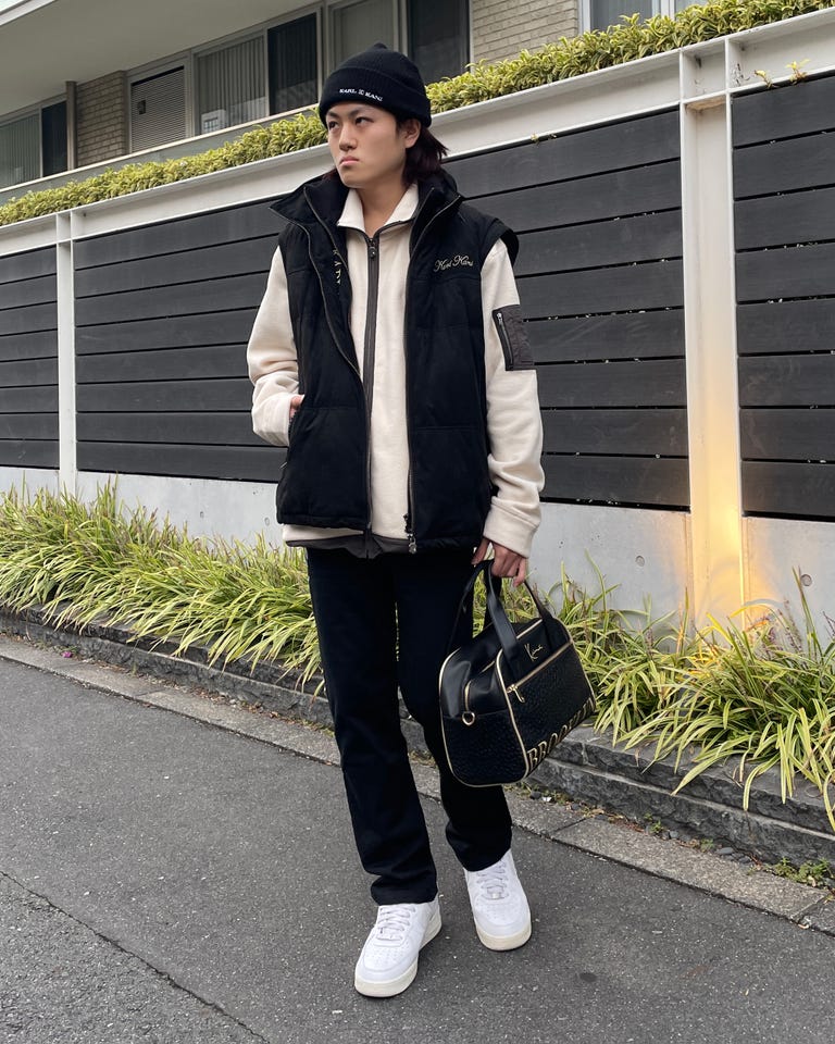 Karl Kani GOLF] PU クロコ 型押し ゴールデン ラウンドポーチ | PEET