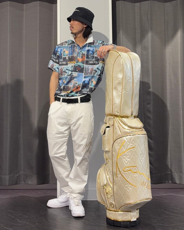 Karl Kani GOLF] ドライ UVカット フォト総柄 ポロ | PEET ONLINE STORE