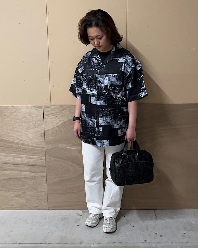 Karl Kani GOLF] ダイヤモンド スペード PU 総柄 エンボス ラウンド