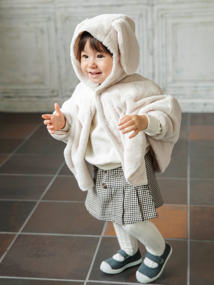うさ耳ケープ 2025秋冬 ｜子供服&ベビー服 ブランシェス 公式通販