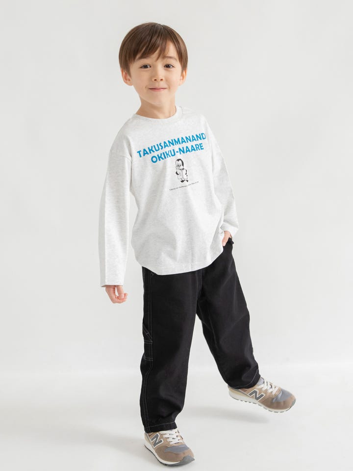 ブランシェスmini】まえうしろどっちも着られる長袖Tシャツ 2026春夏