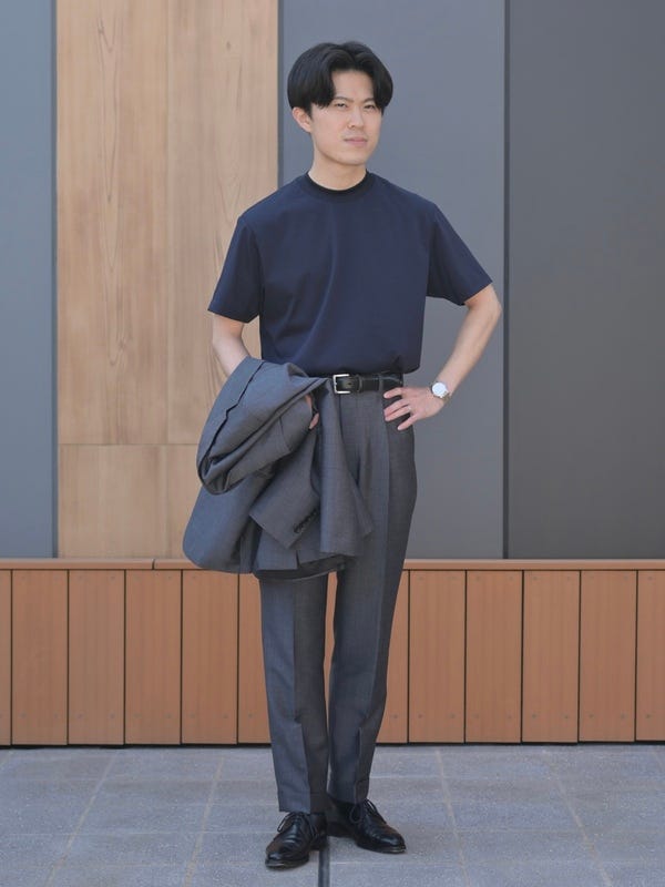 バスクシャツ(XL ネイビー系): メンズ｜メーカーズシャツ鎌倉 公式通販