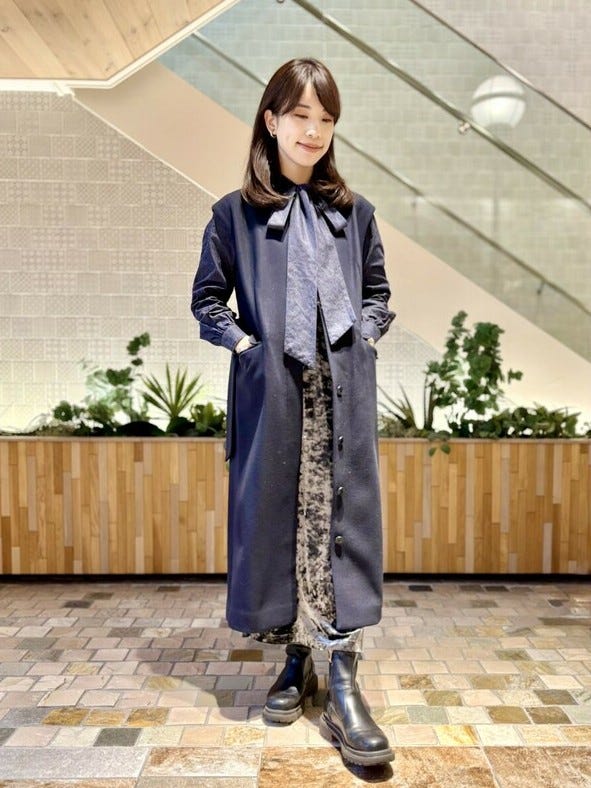 美品♪鎌倉シャツ 現行品 今期 ダブルフェイス ピーコート 38 ピーコート(38 黒): レディース｜メーカーズシャツ鎌倉 公式通販