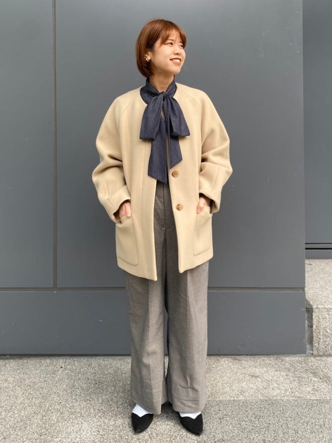 ピーコート(38サイズ ベージュ系): レディース｜メーカーズシャツ鎌倉