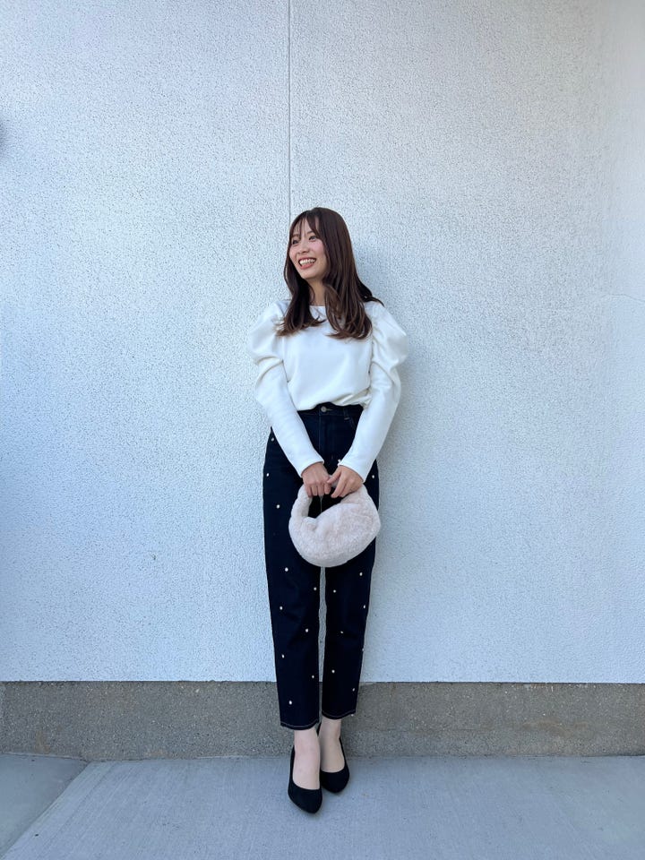 glamlips ラインストーン　デニム　サイズ1 ラインストーン付き デニム パンツ Liala×PG 全2色｜lpg711-1886【4