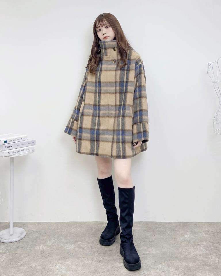 スタンドカラーシャギーコート｜INGNI(イング) 公式通販｜INGNI STORE