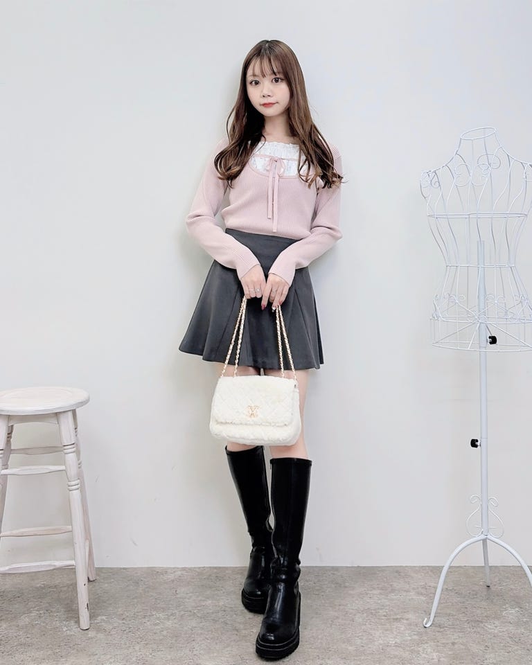 フェイクファーキルティングショルダーバッグ｜INGNI(イング) 公式通販