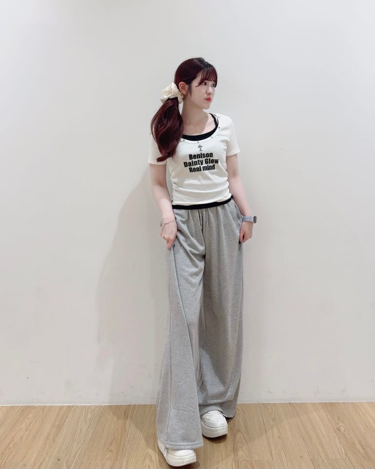 ラインストーンロゴスウェットパンツ｜INGNI(イング) 公式通販｜INGNI