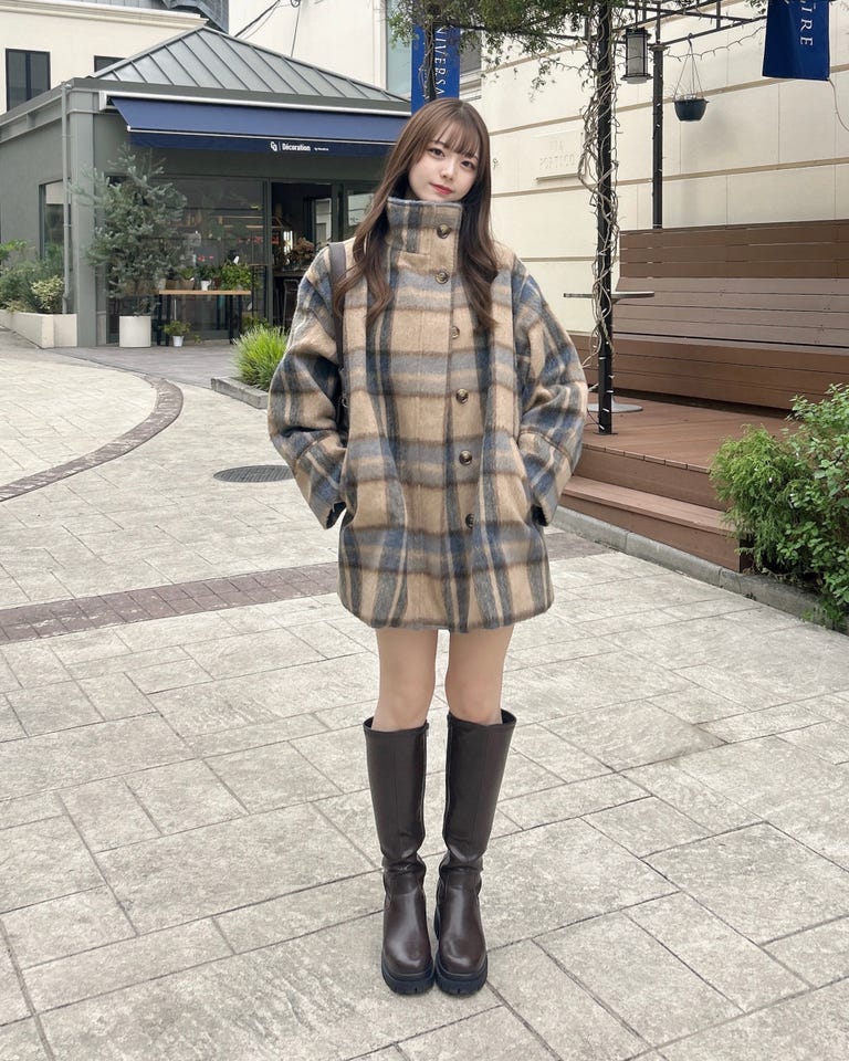スタンドカラーシャギーコート｜INGNI(イング) 公式通販｜INGNI STORE