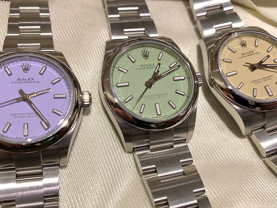 124200 オイスター パーペチュアル 34 新品 ｜ ロレックス | 腕時計の