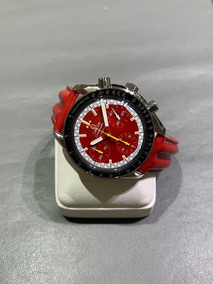 3810-61 スピードマスターレーシング シューマッハ限定 中古 ｜ オメガ