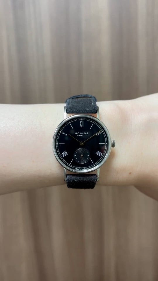 227 ラドウィッグ33 ノワール 新品 ｜ ノモス グラスヒュッテ | 腕時計