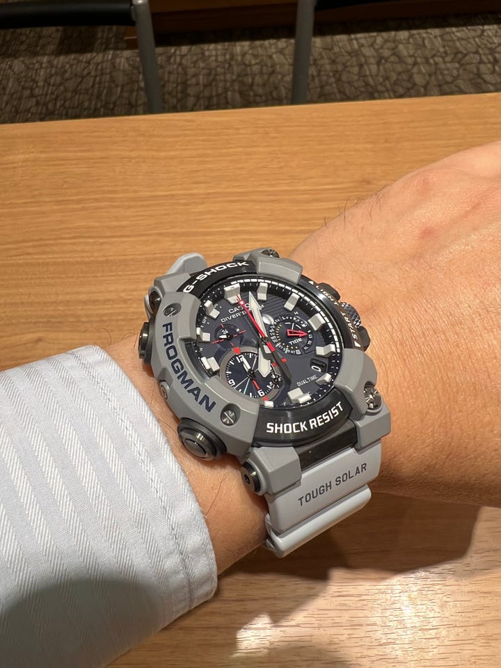 GWF-A1000RN-8AJR G-SHOCK MASTER OF G SEA FROGMAN ロイヤルネイビー