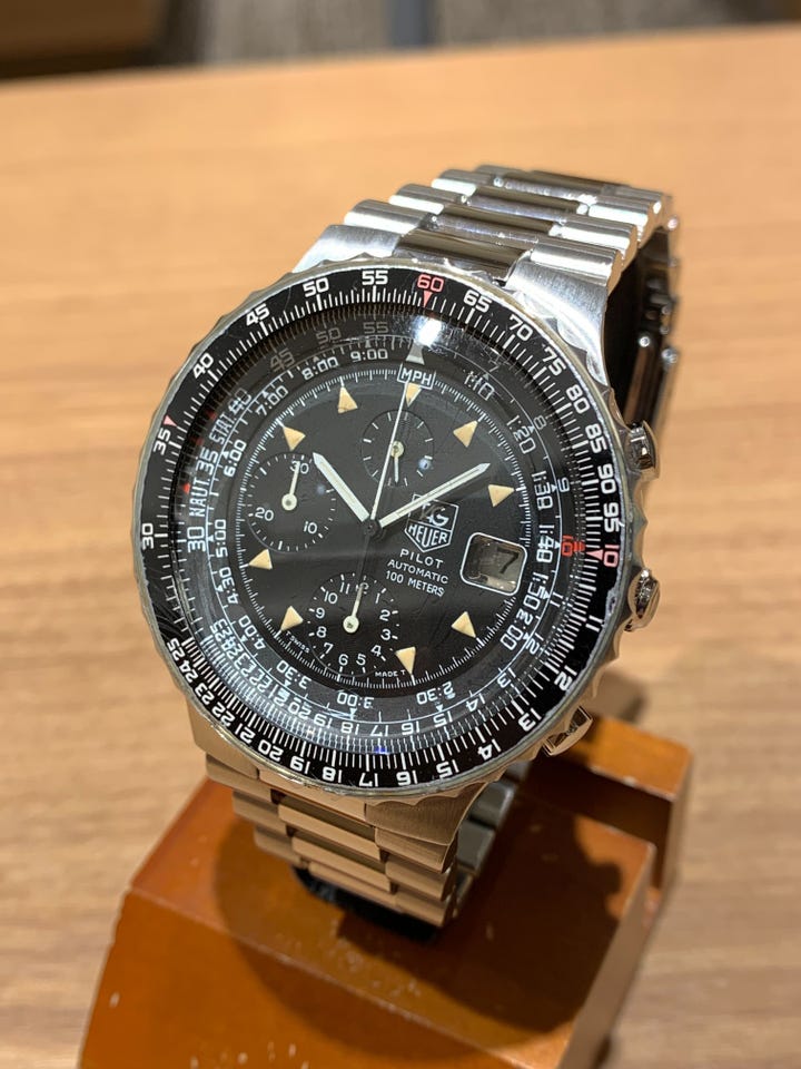 130-206 パイロット クロノグラフ 中古 ｜ タグ・ホイヤー | 腕時計の